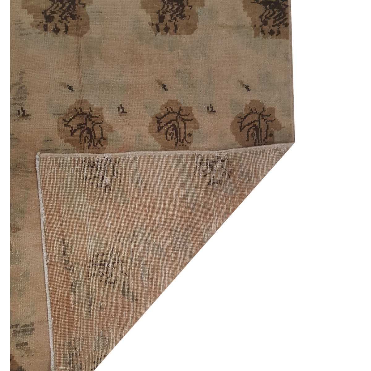 Pacific Anatolia 73787 Peach Brown Transitional Hand Knotted Rug