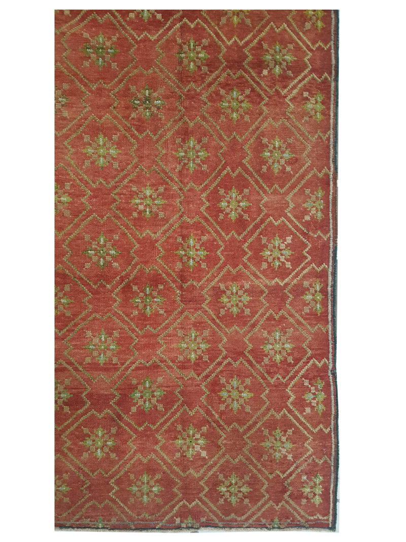 Pacific Anatolia 73788 Red Lime Transitional Hand Knotted Rug