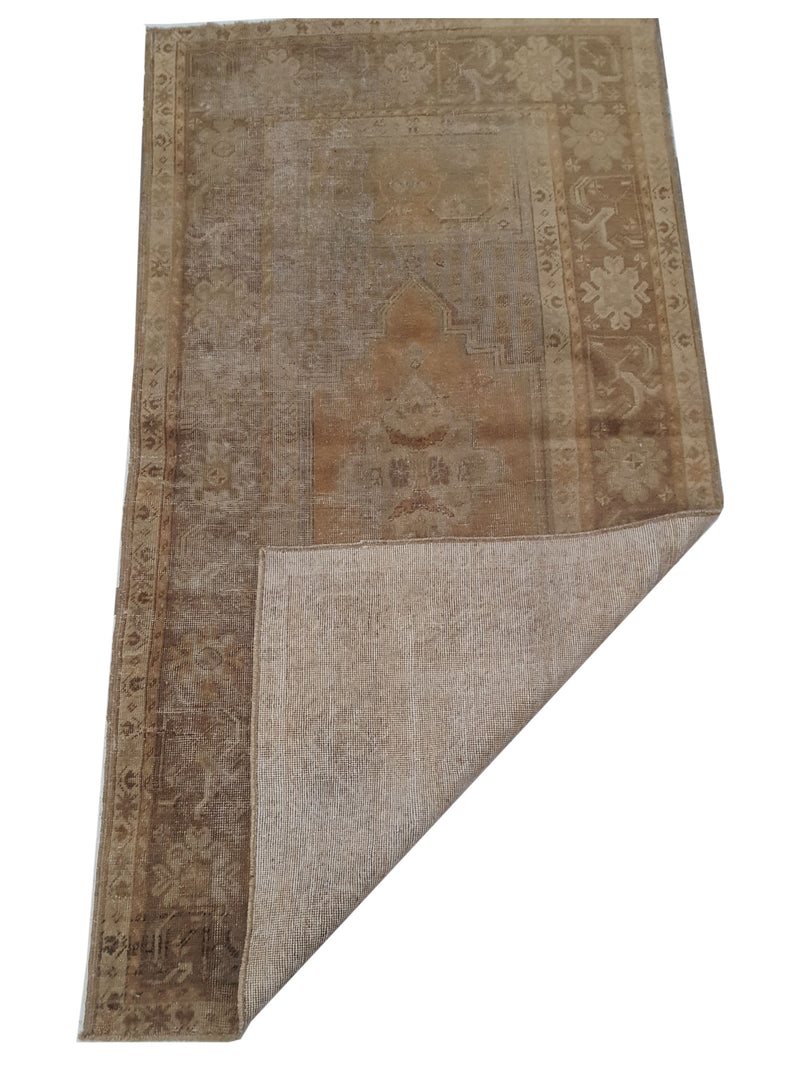 Pacific Anatolia 73793 Latte Beige Transitional Hand Knotted Rug