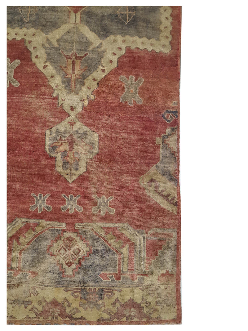 Pacific Anatolia 73794 Red Grey Transitional Hand Knotted Rug