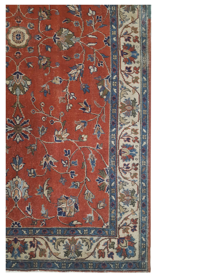 Pacific Anatolia 73795 Red Bege Transitional Hand Knotted Rug