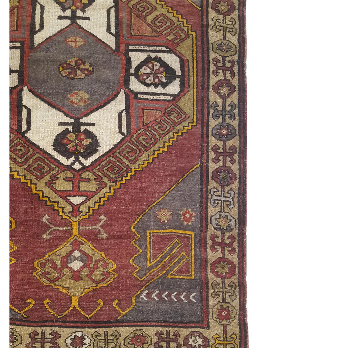 Pacific Anatolia 73796 Rust Gold Transitional Hand Knotted Rug