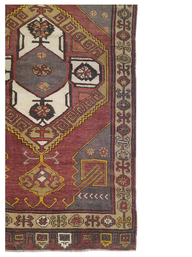 Pacific Anatolia 73796 Rust Gold Transitional Hand Knotted Rug