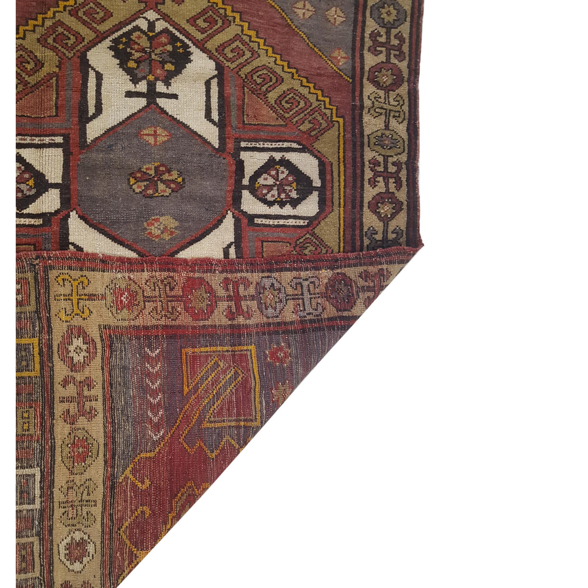 Pacific Anatolia 73796 Rust Gold Transitional Hand Knotted Rug