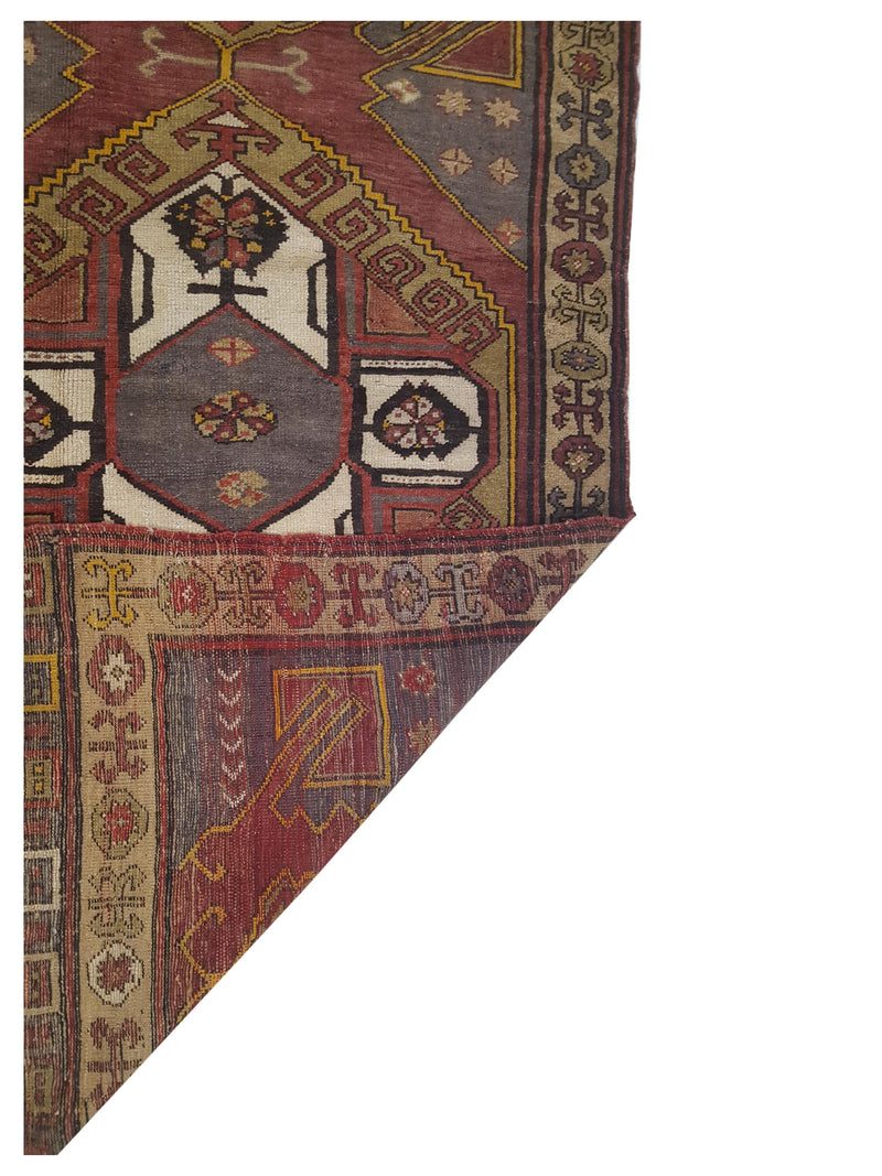 Pacific Anatolia 73796 Rust Gold Transitional Hand Knotted Rug