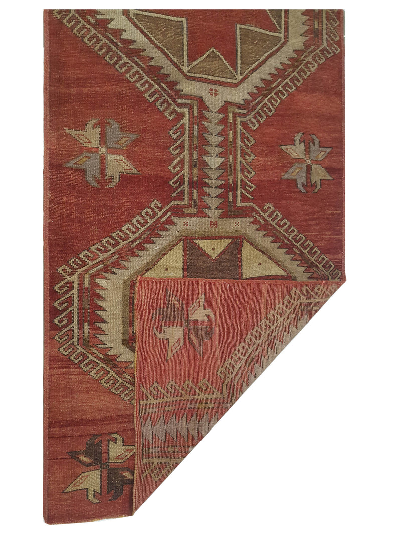 Pacific Anatolia 73799 Red Beige Transitional Hand Knotted Rug