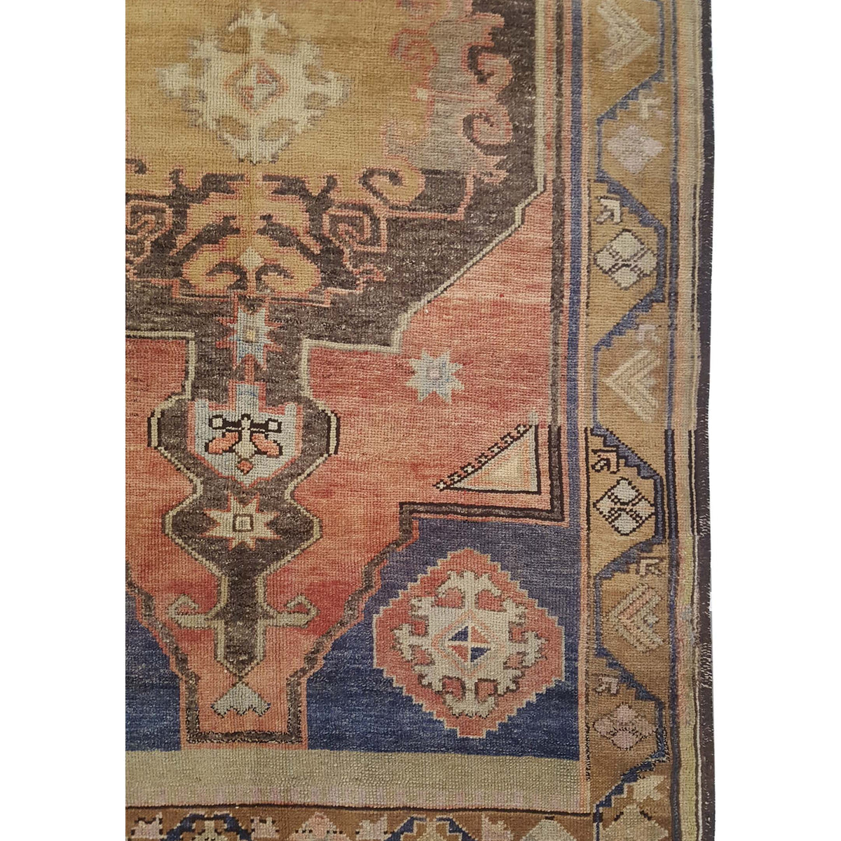 Pacific Anatolia 73800 Orange Gold Transitional Hand Knotted Rug