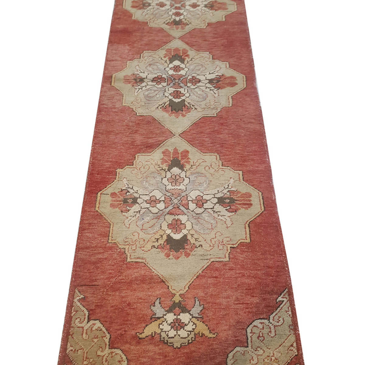 Pacific Anatolia 73803 Red Grey Transitional Hand Knotted Rug