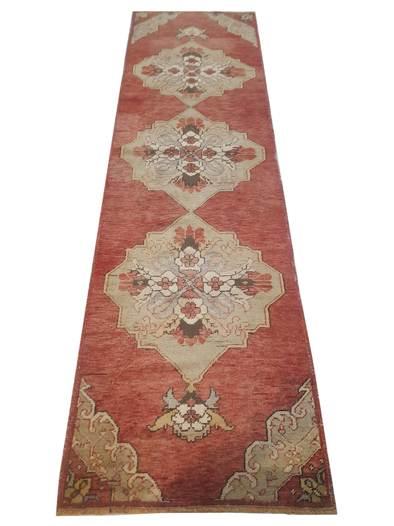 Pacific Anatolia 73803 Red Grey Transitional Hand Knotted Rug