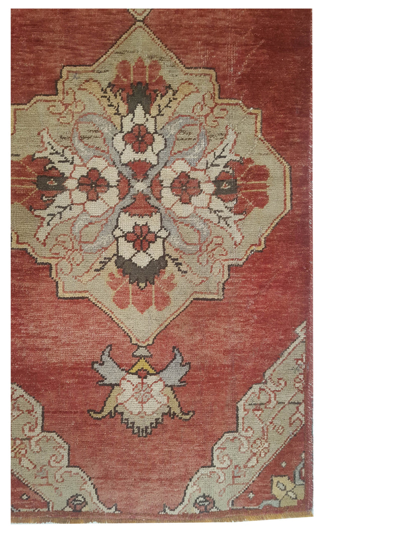 Pacific Anatolia 73803 Red Grey Transitional Hand Knotted Rug