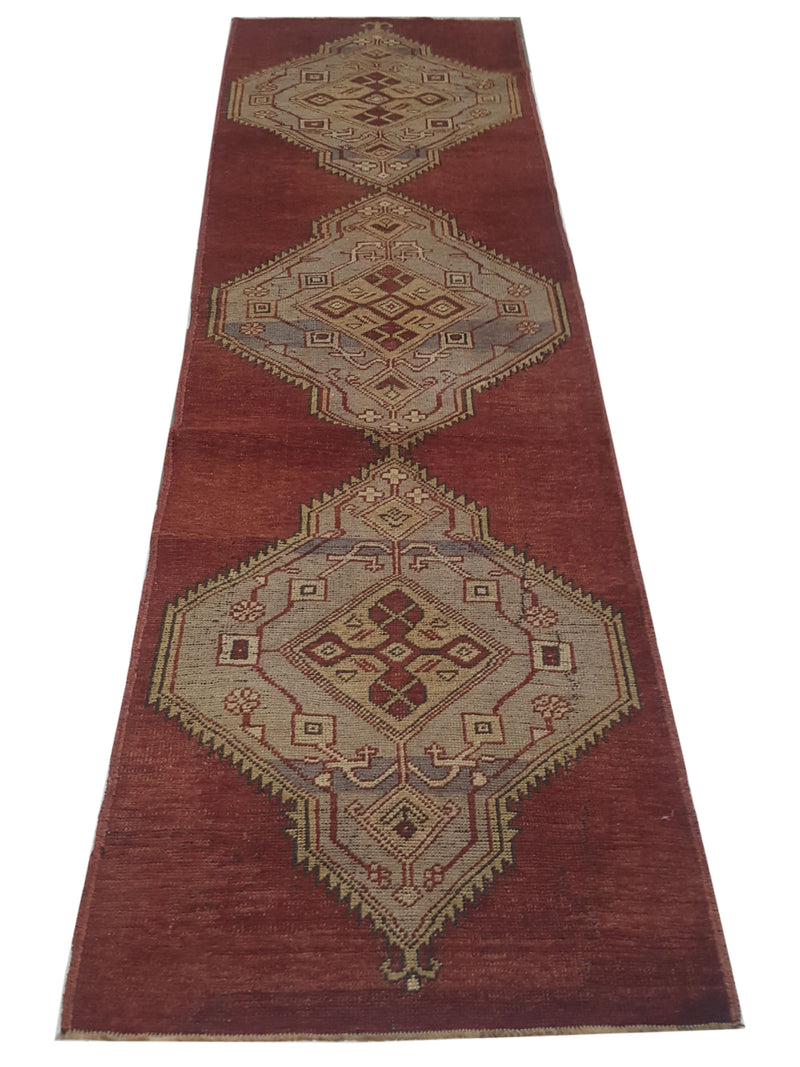 Pacific Anatolia 73806 Red Grey Transitional Hand Knotted Rug