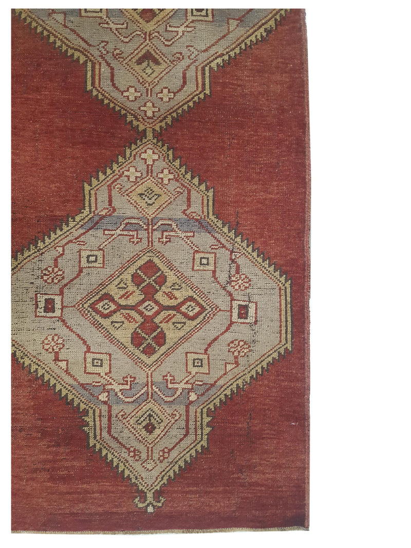 Pacific Anatolia 73806 Red Grey Transitional Hand Knotted Rug