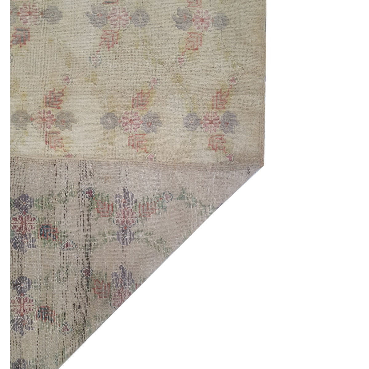 Pacific Anatolia 73807 Cream Lime Transitional Hand Knotted Rug