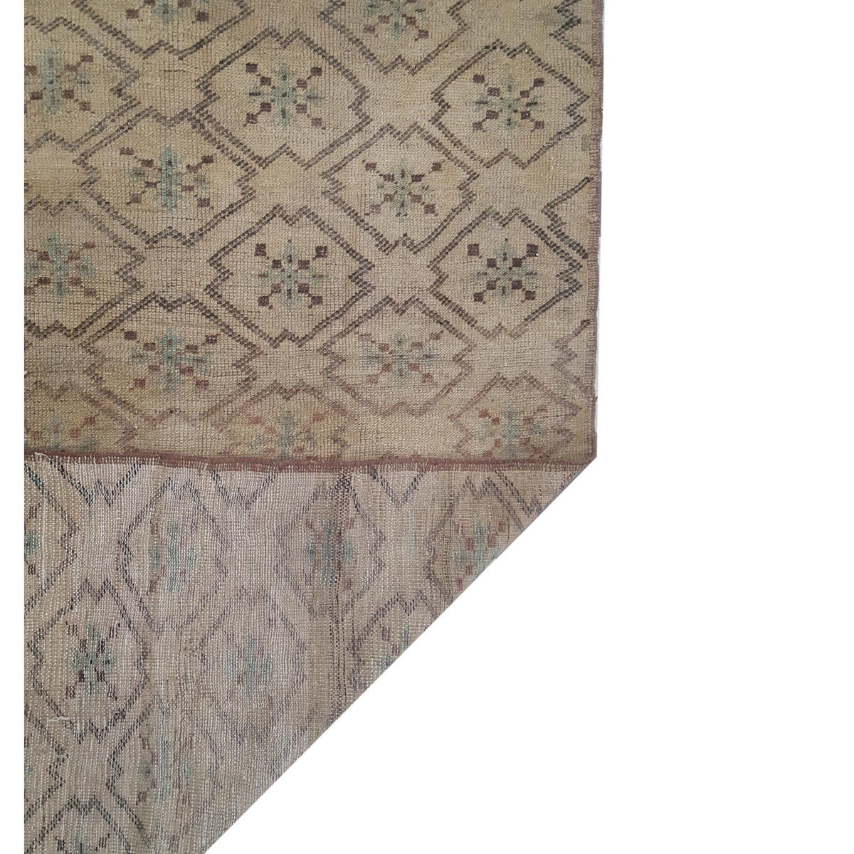 Pacific Anatolia 73810 Beige Brown Transitional Hand Knotted Rug