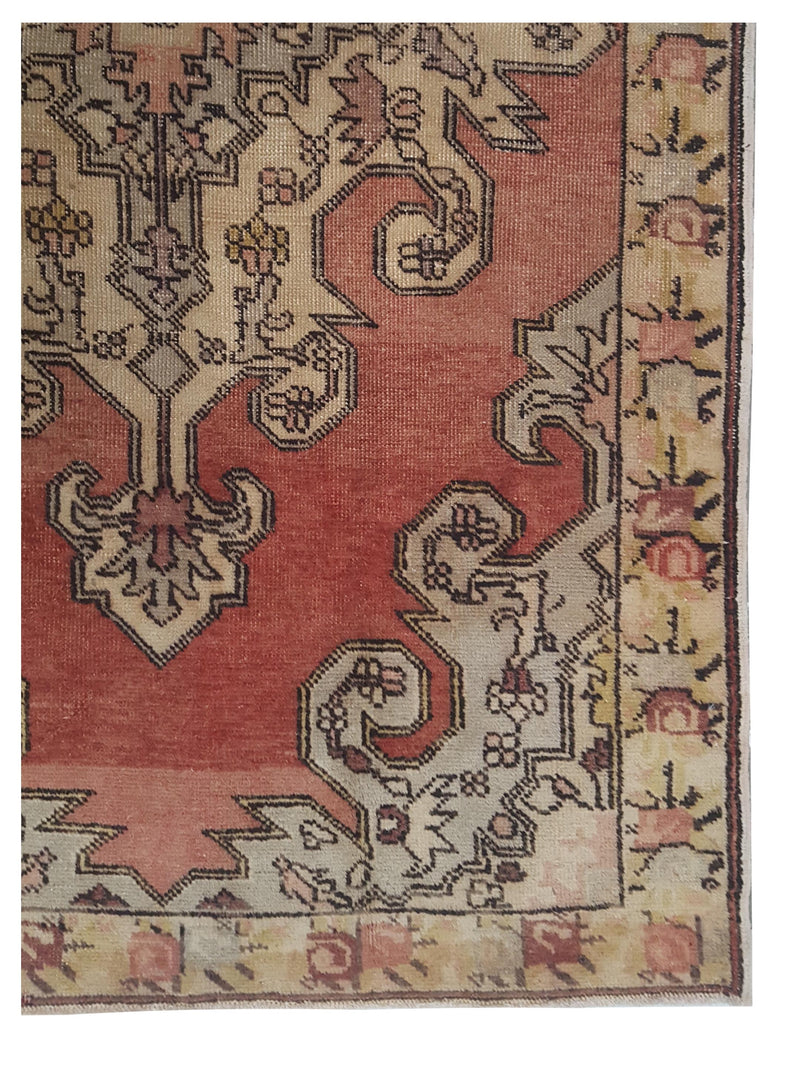 Pacific Anatolia 73814 Coral Beige Transitional Hand Knotted Rug