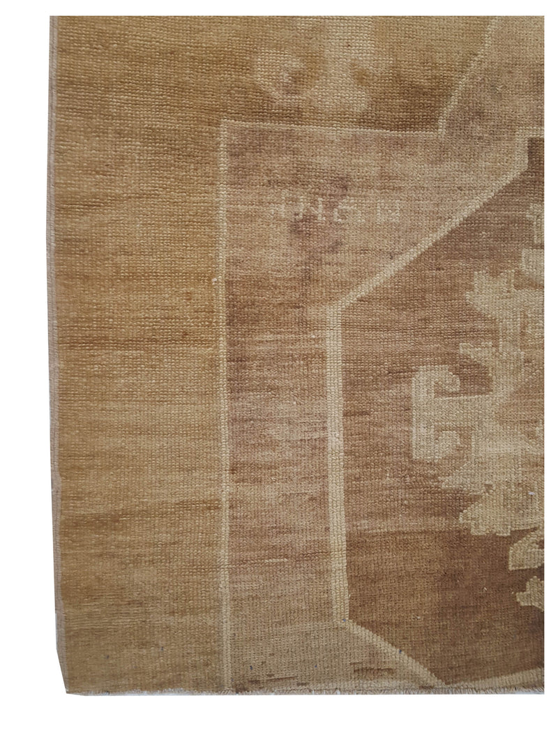 Pacific Kars 73818 Beige Camel Transitional Hand Knotted Rug