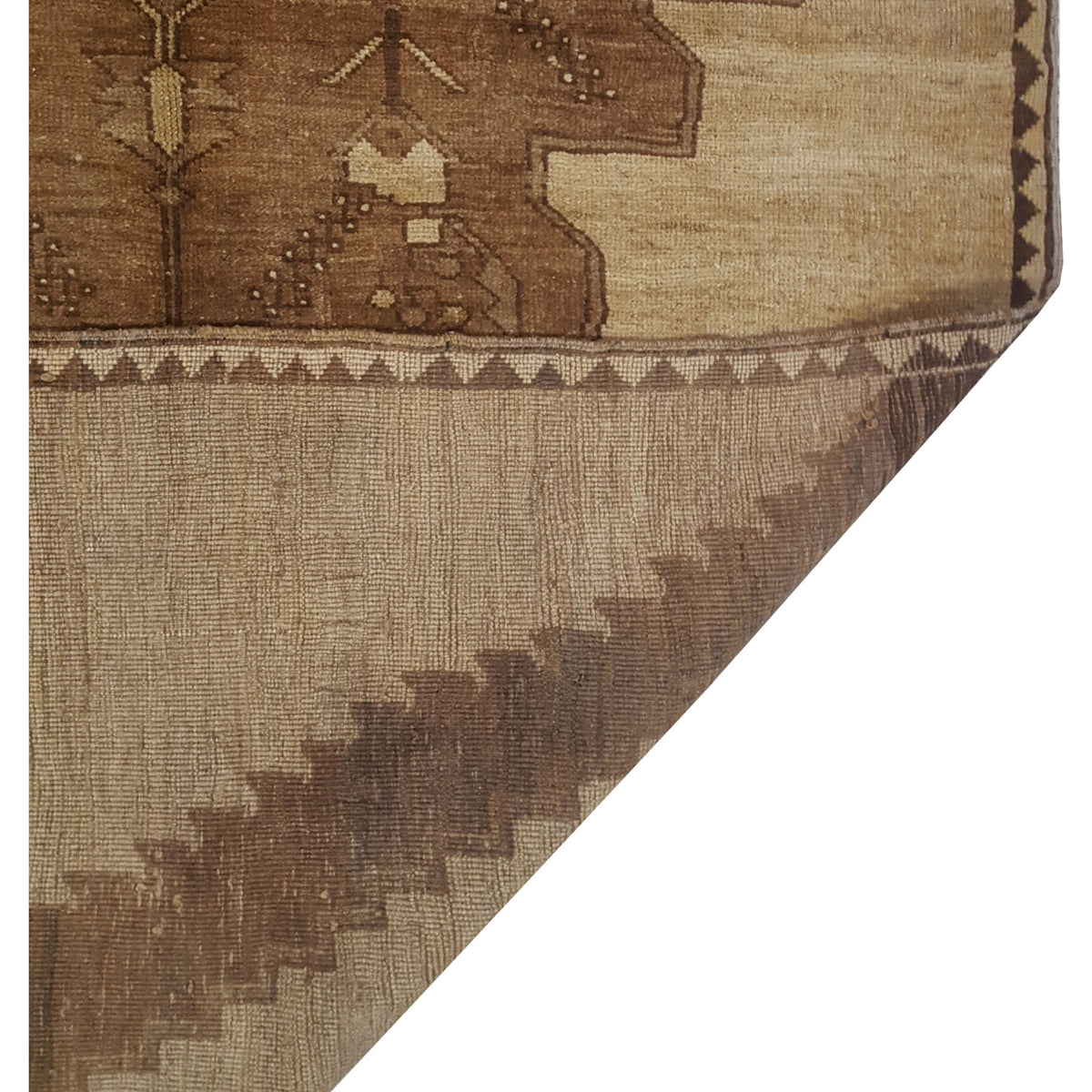 Pacific Kars 73822 Beige Camel Transitional Hand Knotted Rug