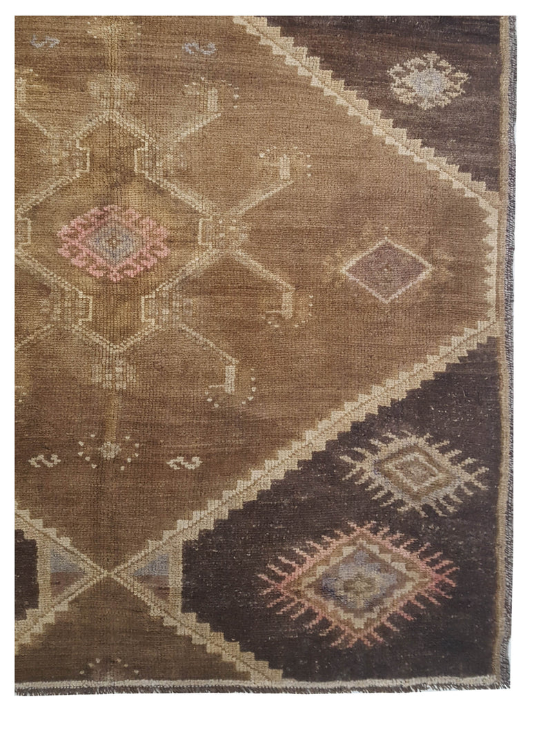 Pacific Kars 73825 Camel Mocha Transitional Hand Knotted Rug