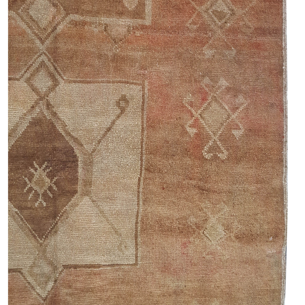 Pacific Kars 73827 Beige Camel Transitional Hand Knotted Rug