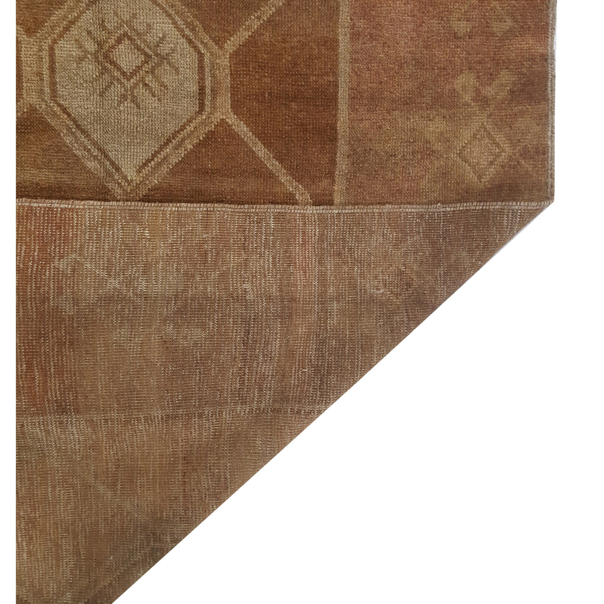Pacific Kars 73827 Beige Camel Transitional Hand Knotted Rug