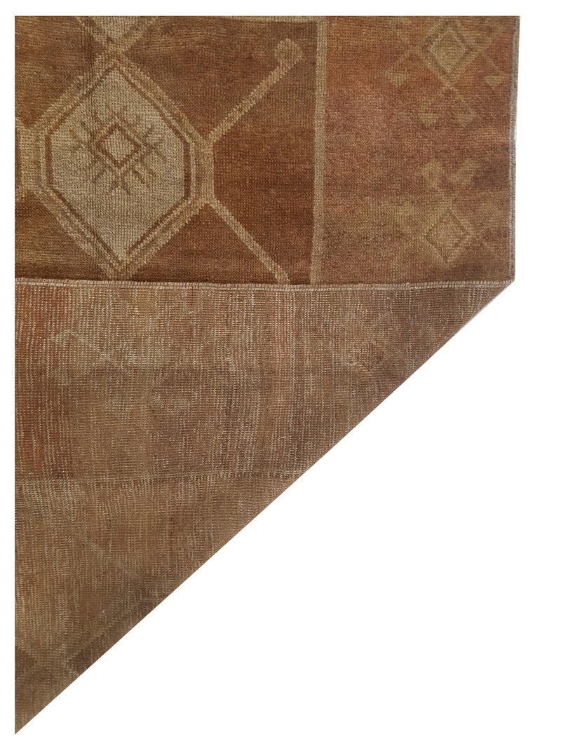 Pacific Kars 73827 Beige Camel Transitional Hand Knotted Rug
