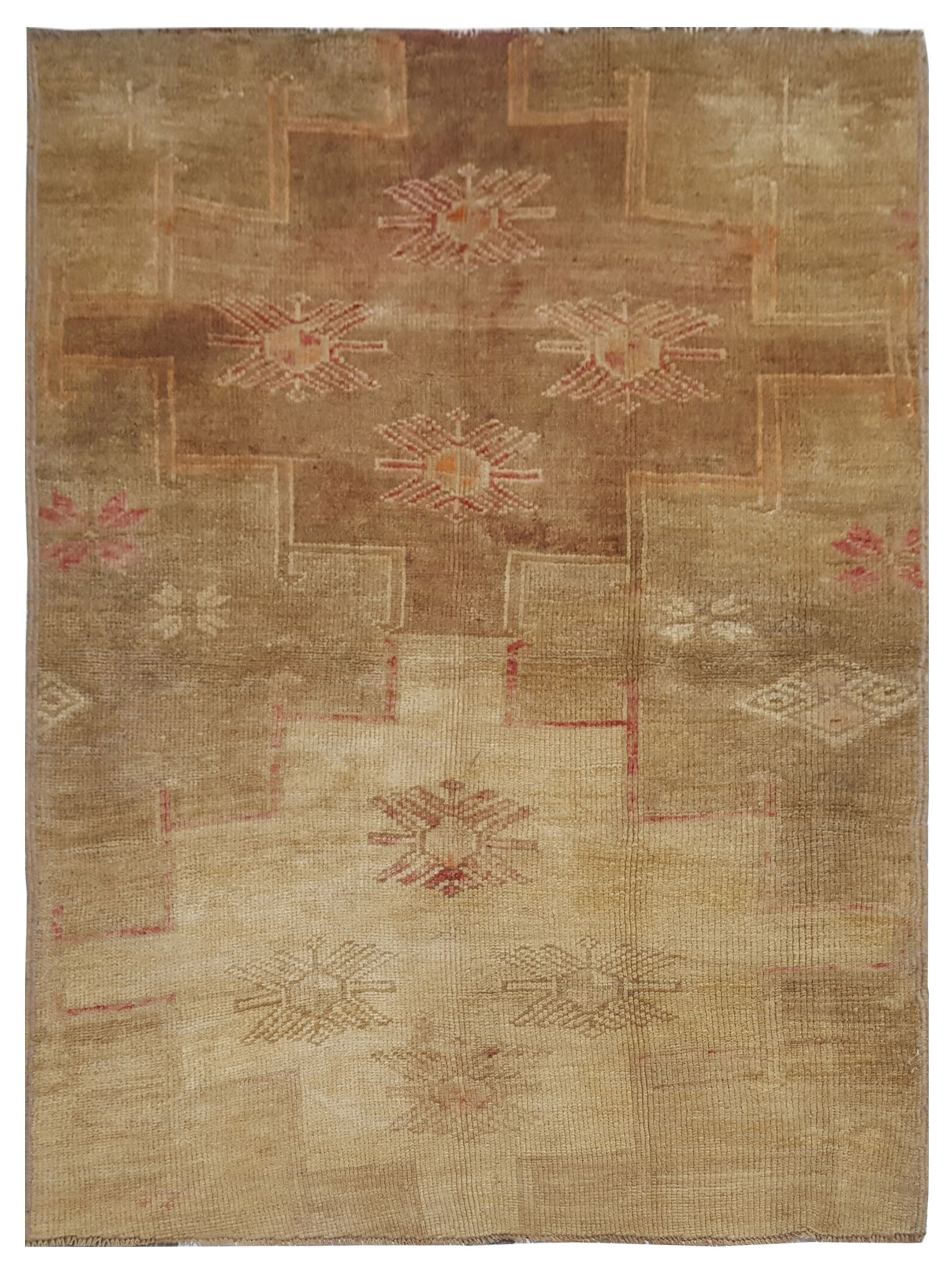 Pacific Kars 73834 Camel Beige Transitional Hand Knotted Rug – Pacific Rugs