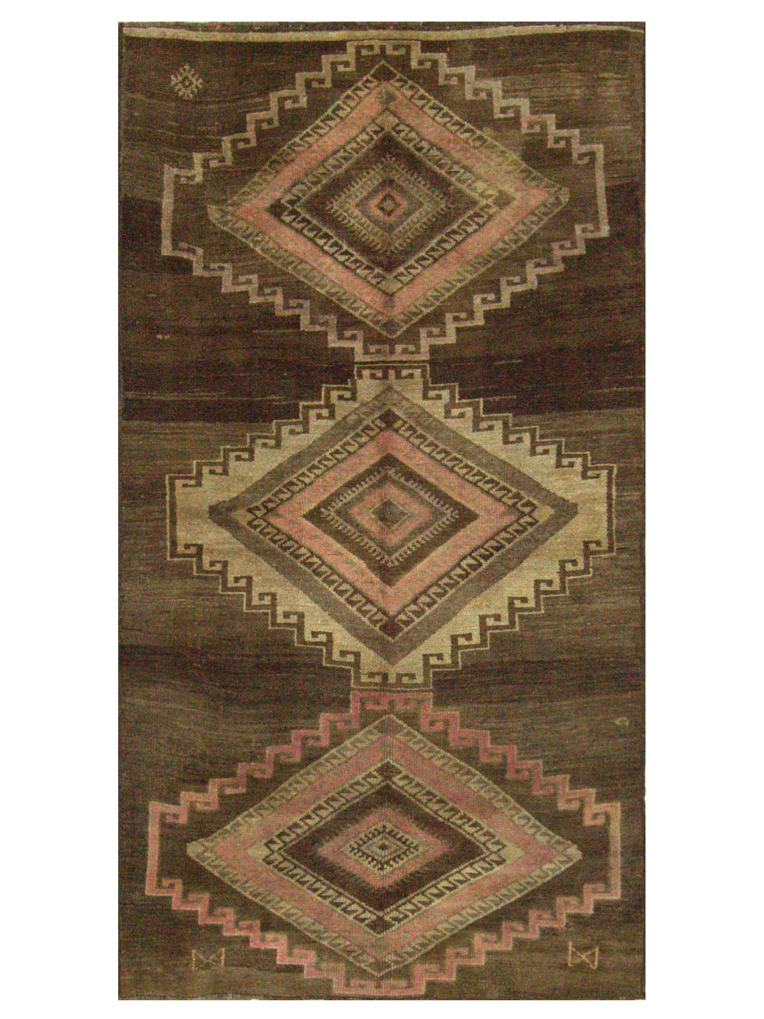 Pacific Kars 73841 Mocha Samen Transitional Hand Knotted Rug