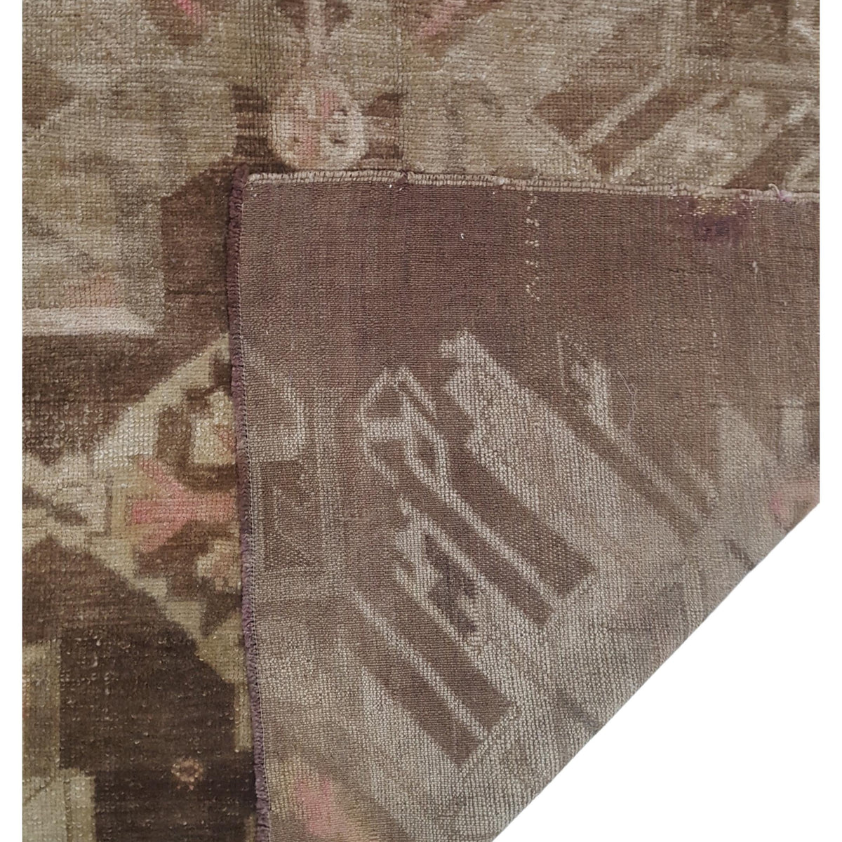 Pacific Kars 73843 Camel Latte Transitional Hand Knotted Rug