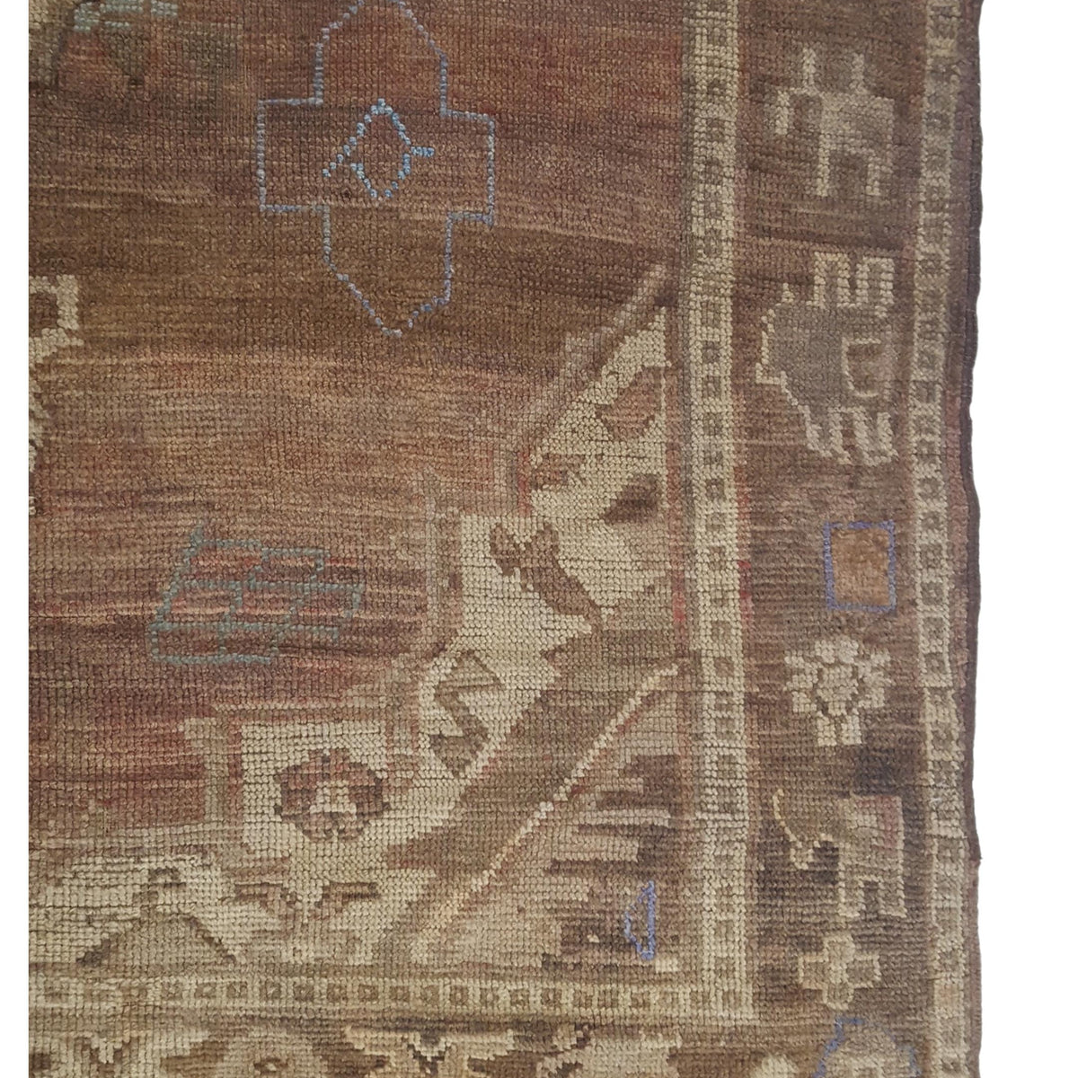 Pacific Kars 73845 Latte Beige Transitional Hand Knotted Rug