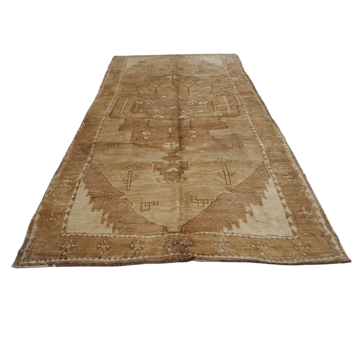 Pacific Kars 73846 Camel Latte Transitional Hand Knotted Rug