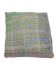 Pacific Vintage Quilt Pillow 73879 Green Multi Pillow Hand Knotted Rug
