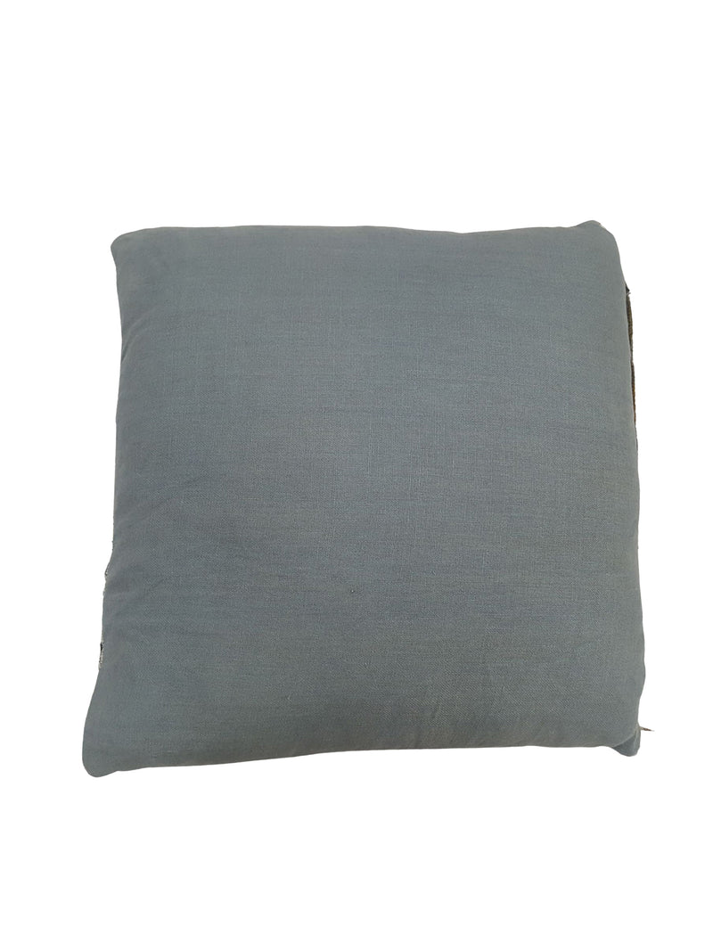 Pacific Vintage Quilt Pillow 73882 Green Burgundy Pillow Hand Knotted Rug