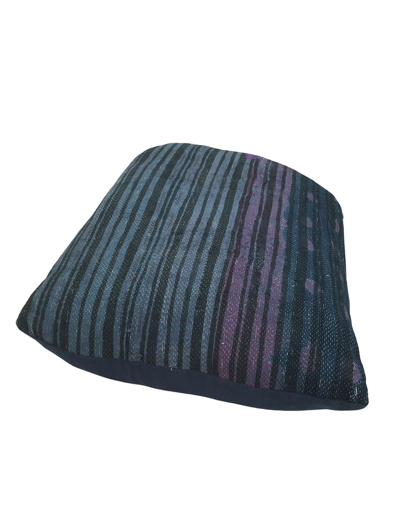 Pacific Vintage Quilt Pillow 73883 Green Grey Pillow Hand Knotted Rug