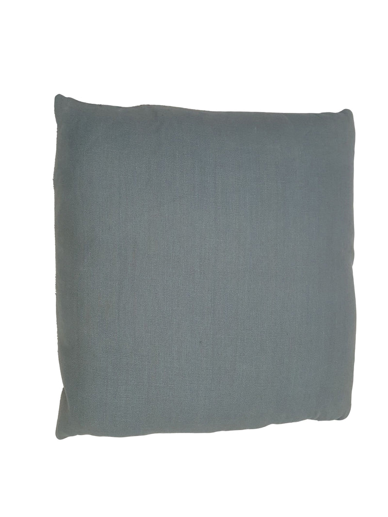 Pacific Vintage Quilt Pillow 73885 Beige Blue Pillow Hand Knotted Rug