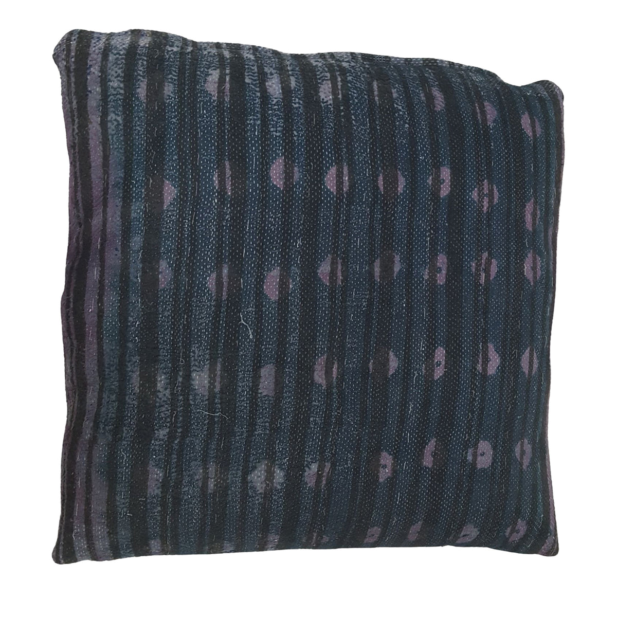 Pacific Vintage Quilt Pillow 73887 Green Pink Pillow Hand Knotted Rug