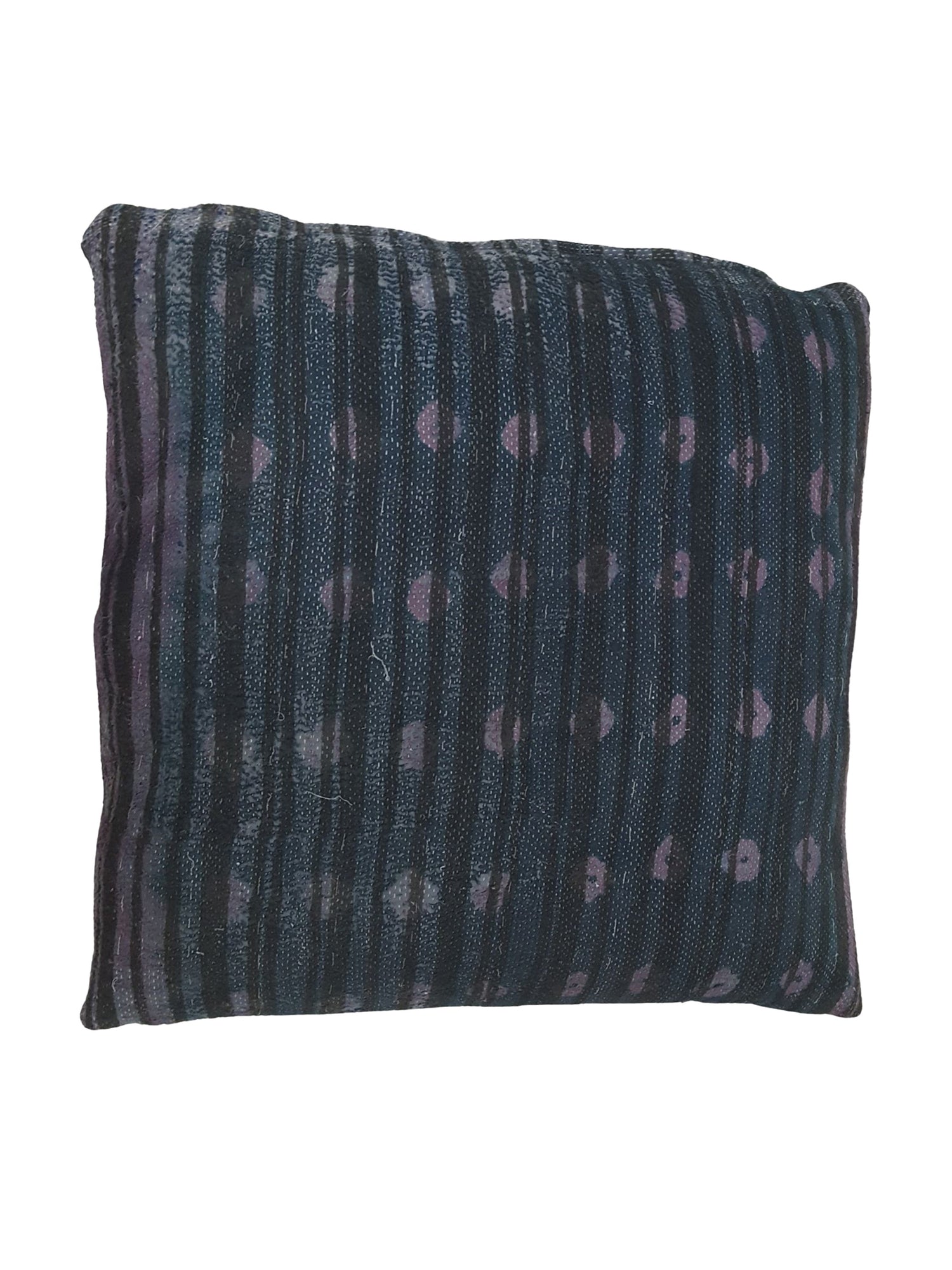 Pacific Vintage Quilt Pillow 73887 Green Pink Pillow Hand Knotted Rug