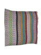 Pacific Vintage Quilt Pillow 73888 Burgundy Teal Pillow Hand Knotted Rug