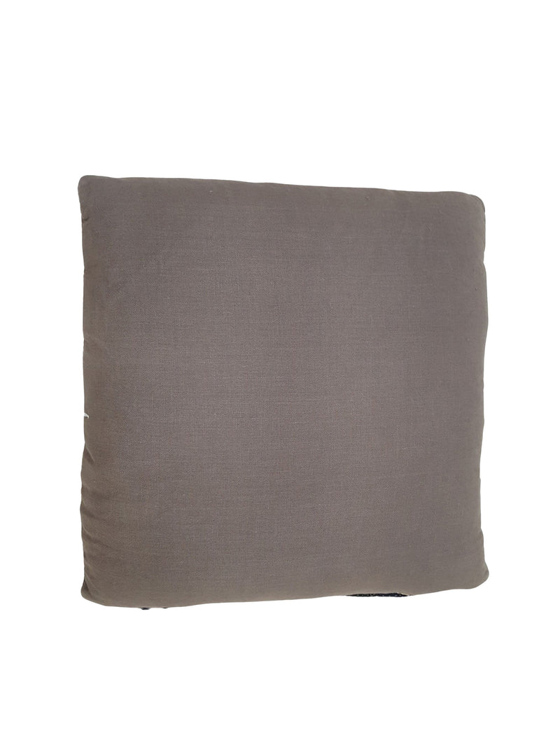 Pacific Vintage Quilt Pillow 73889 Beige Multi Pillow Hand Knotted Rug