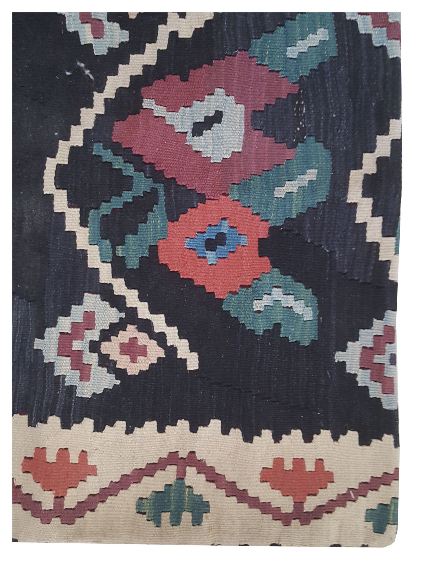 Pacific Pillow 73901 Mocha Ivory Pillow Hand Knotted Rug