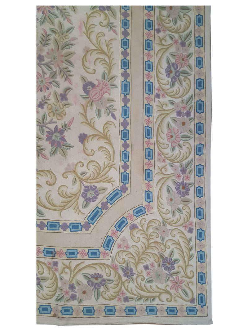 Aira Chainstich 73907 Beige Multi Traditional Flatweave Rug