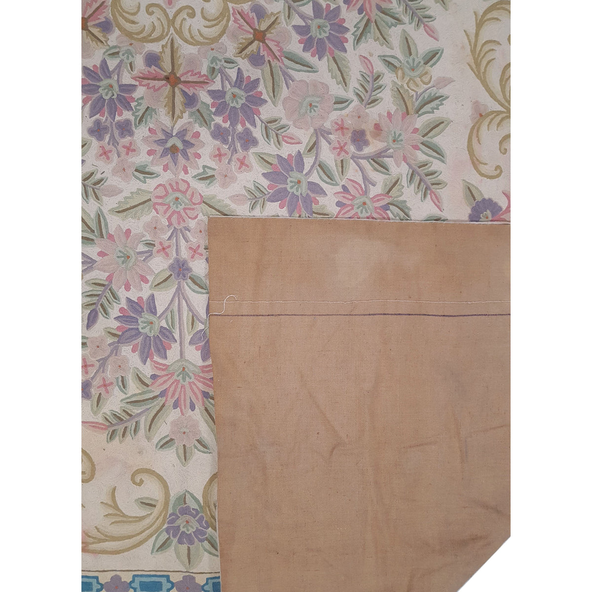 Aira Chainstich 73907 Beige Multi Traditional Flatweave Rug