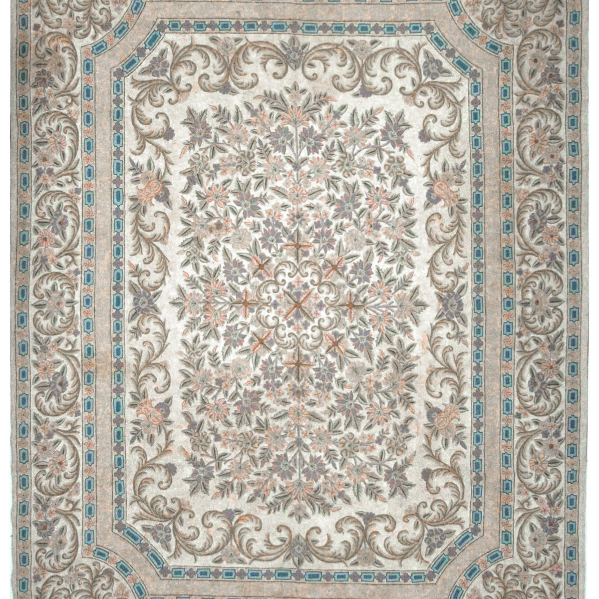 Aira Chainstich 73907 Beige Multi Traditional Flatweave Rug