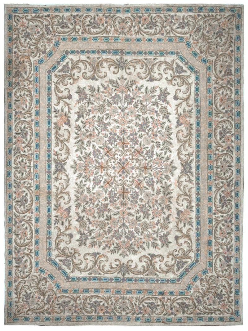 Aira Chainstich 73907 Beige Multi Traditional Flatweave Rug
