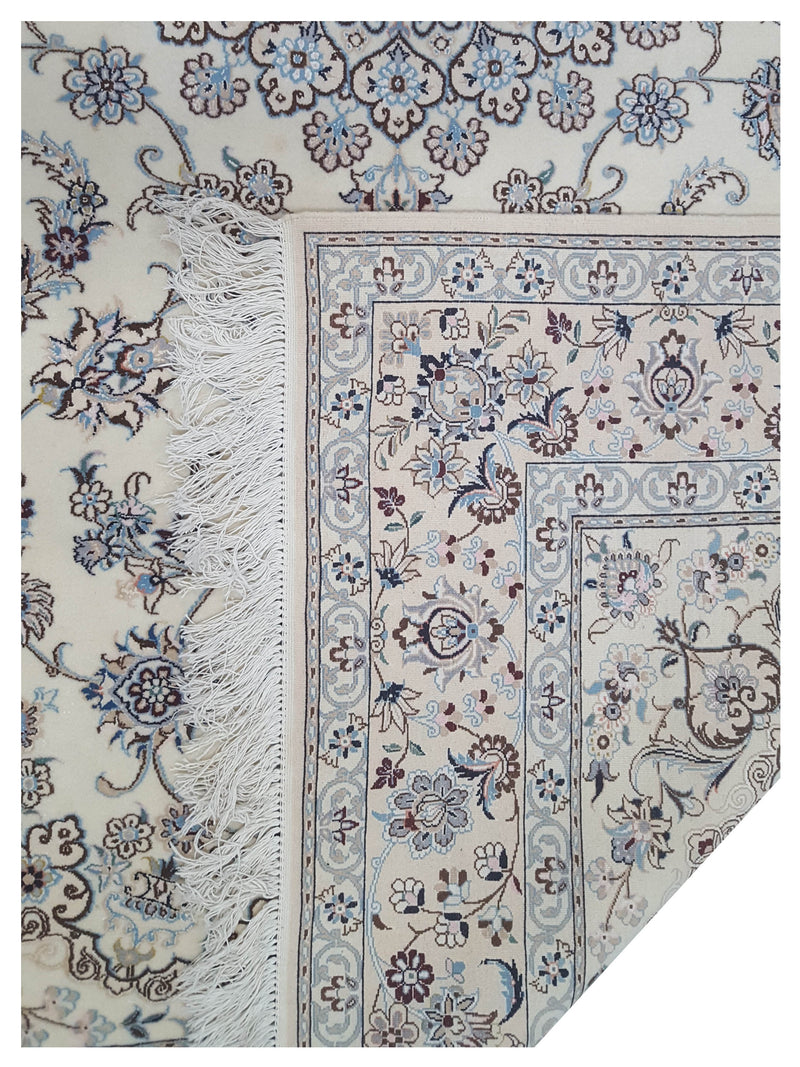 Pacific Nain 73910 Ivory Ivory Traditional Hand Knotted Rug