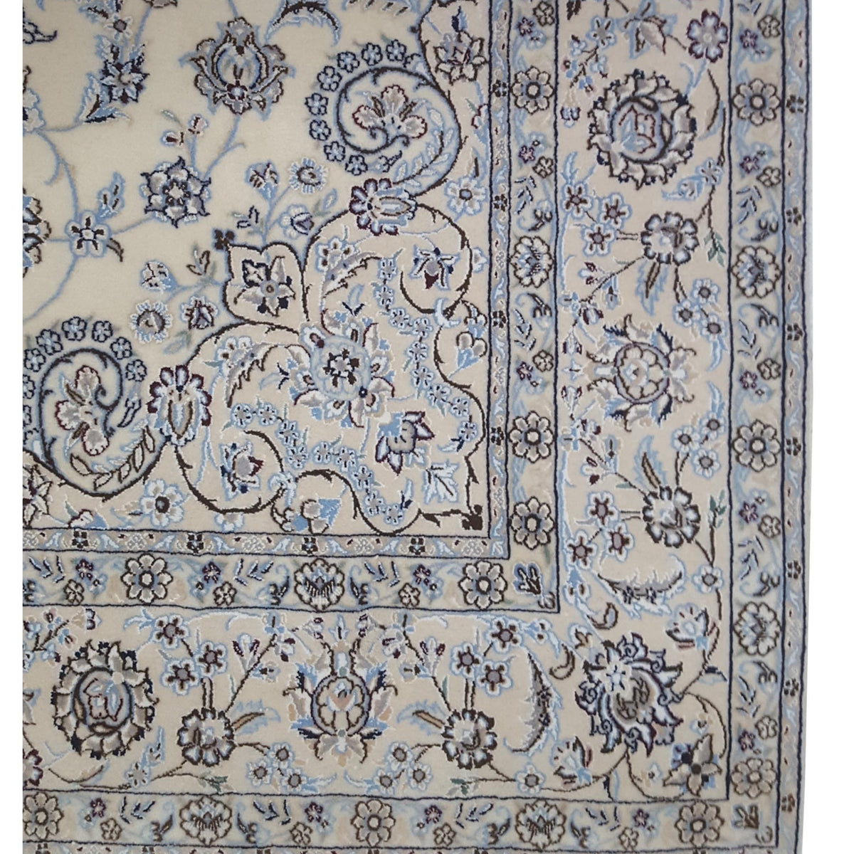 Pacific Nain 73912 Ivory Ivory Traditional Hand Knotted Rug