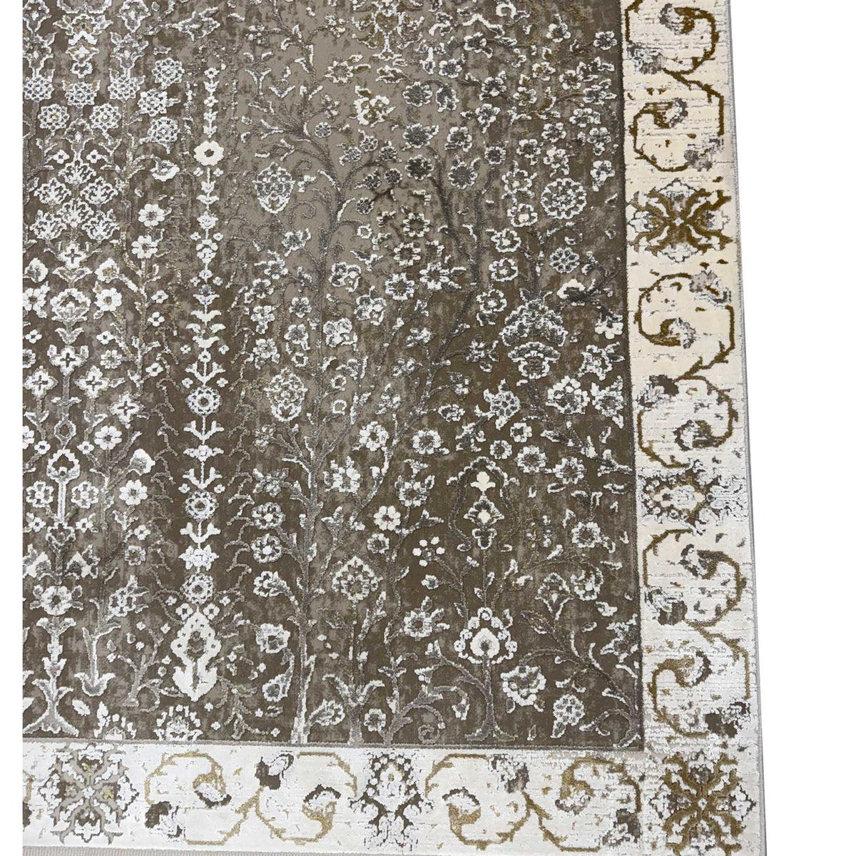 Pacific Ibiza 74032 Camel Ivory Modern Power Loom Rug