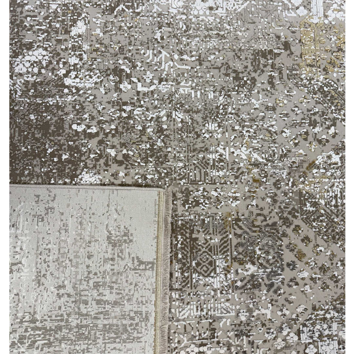 Pacific Ibiza 74039 Ivory Cream Modern Power Loom Rug