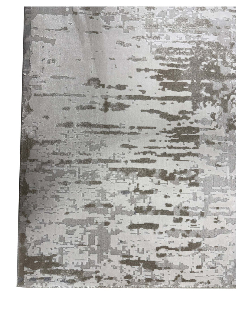 Pacific Ibiza 74042 Ivory Blue Modern Power Loom Rug