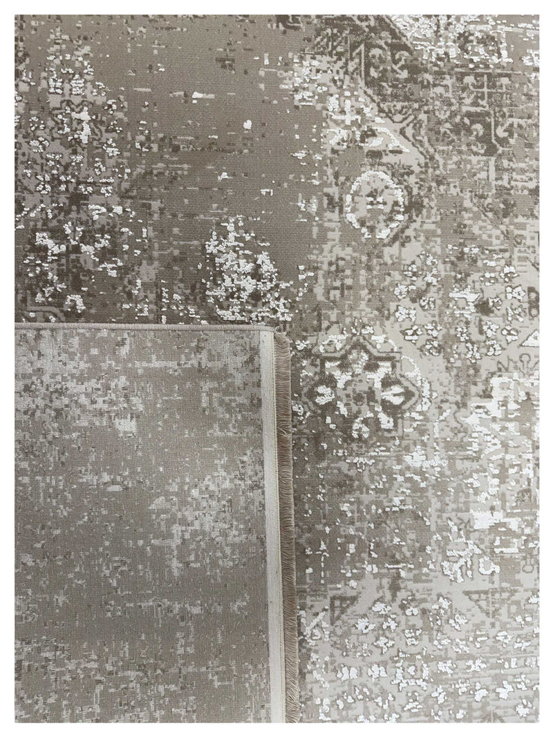 Pacific Ibiza 74046 Ivory Cream Modern Power Loom Rug