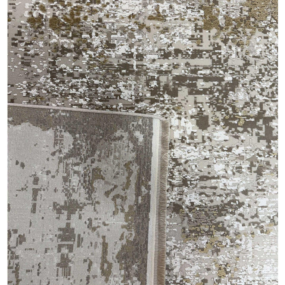 Pacific Ibiza 74047 Ivory Cream Modern Power Loom Rug